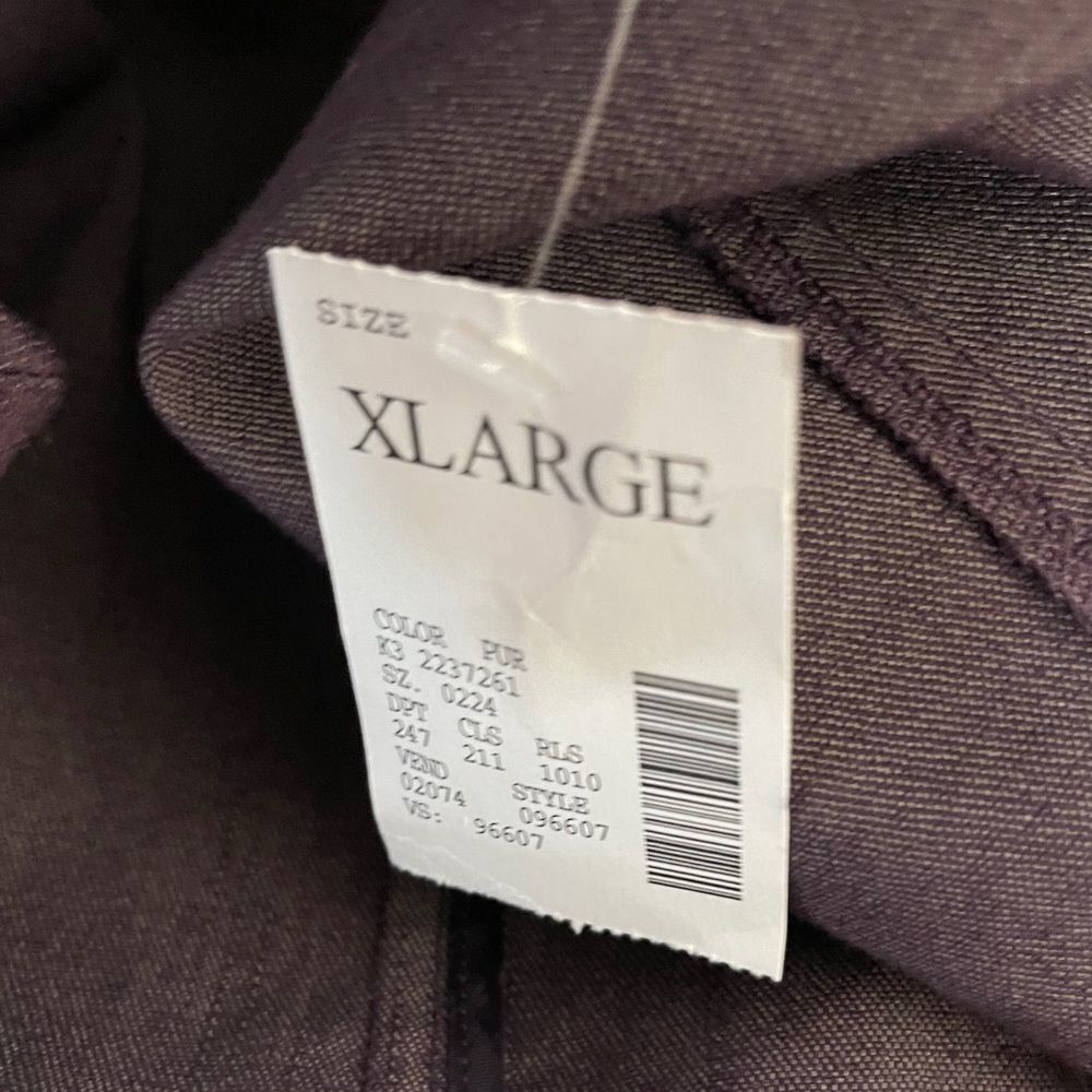 Essentials Jacket Purple NWT - Picture 3 of 7